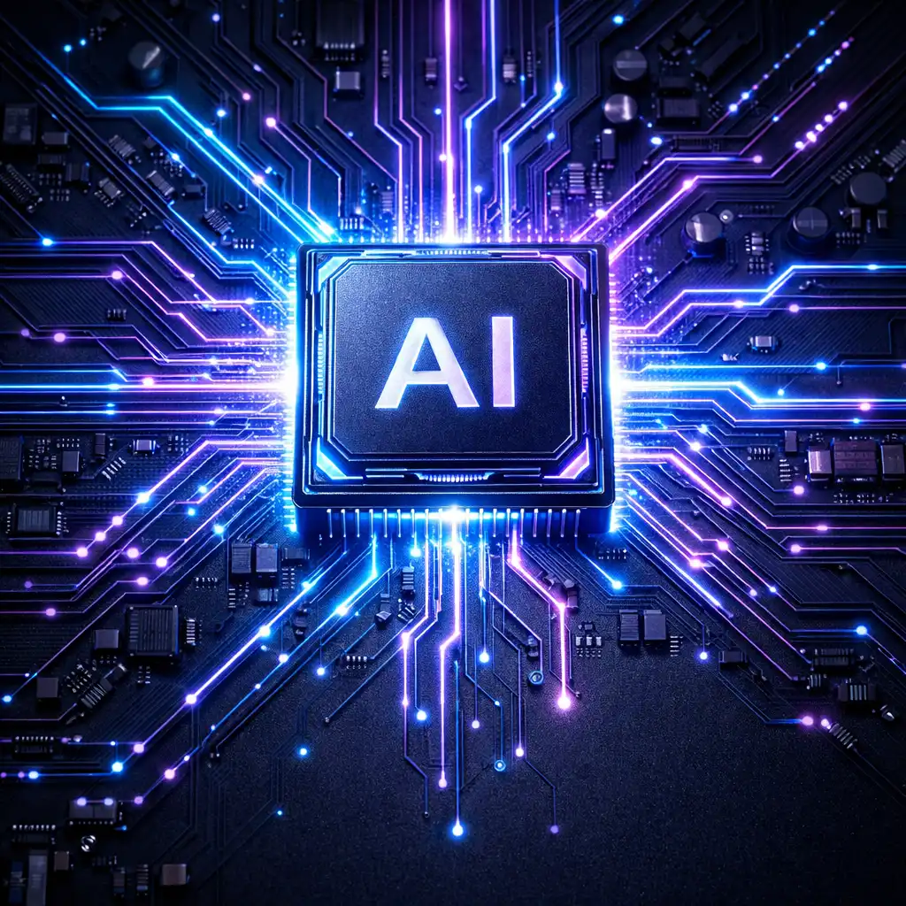 Futurystyczny chip AI